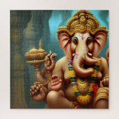 Ganesh neemt een Selfie Legpuzzel (Verticaal)