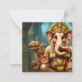 Ganesh neemt een Selfie Notitiekaartje