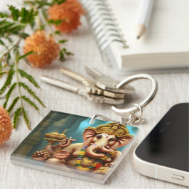Ganesh neemt een Selfie Sleutelhanger