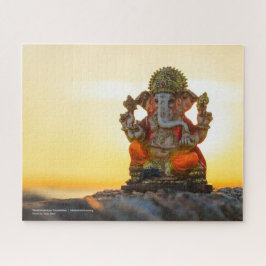 Ganesh: Obstakelvormer 16x20 puzzel