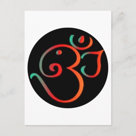 Ganesh Om Briefkaart (Voorkant)