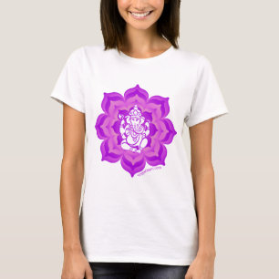 Ganesh paars design t-shirt