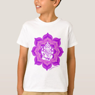 Ganesh paars design t-shirt