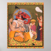 Ganesh Poster Geschikt voor beeld of beeld (Voorkant)