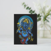 Ganesh Prosperity Briefkaart (Staand voorkant)