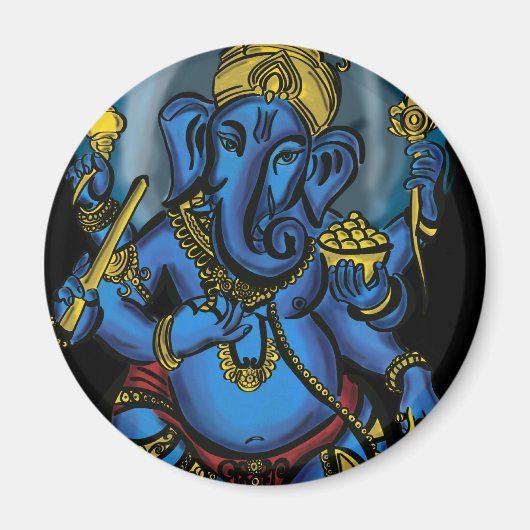 Ganesh Prosperity Magneet (Voorkant)