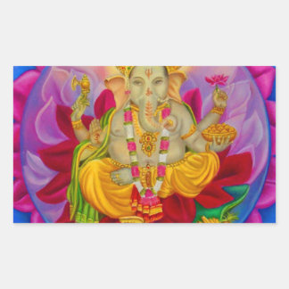 Ganesh Rechthoekige Sticker