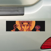 Ganesh - Remover van belemmeringen Bumpersticker (Op auto)