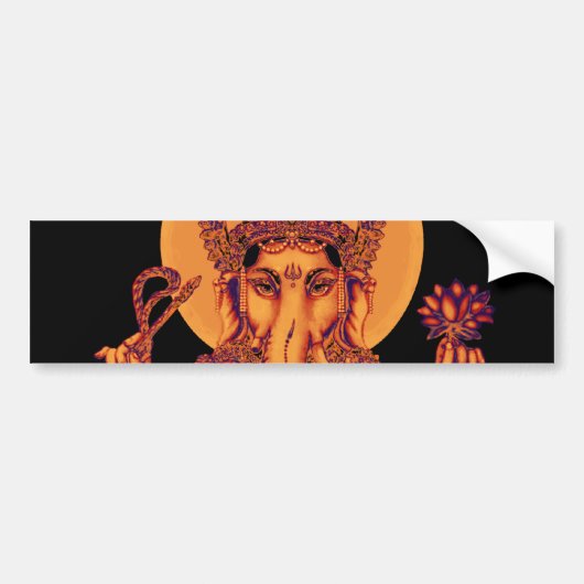 Ganesh - Remover van belemmeringen Bumpersticker (Voorkant)