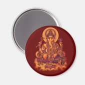 Ganesh - Remover van belemmeringen Magneet (Voorkant / Achterkant)
