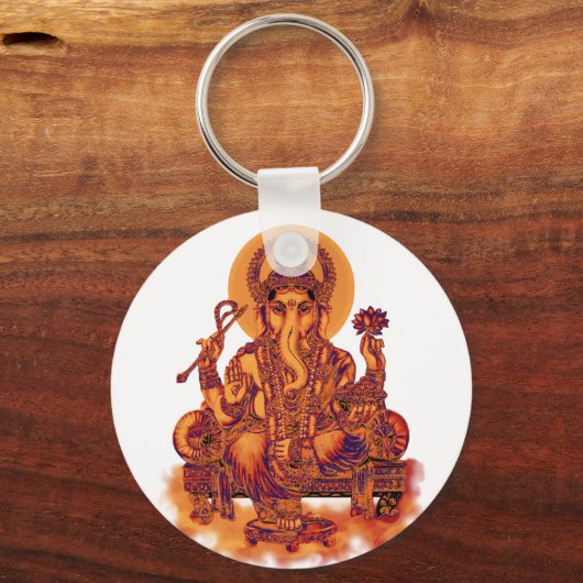 Ganesh - Remover van belemmeringen Sleutelhanger (Voorkant)