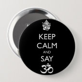 ganesh ronde button 4,0 cm (Voorkant /achterkant)