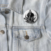 Ganesh Ronde Button 5,7 Cm (In situ)