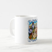 Ganesh, Shiva en Parvati, Lord Ganesha, Durga Koffiemok (Voorkant links)