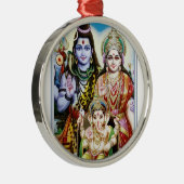 Ganesh, Shiva en Parvati, Lord Ganesha, Durga Metalen Ornament (Rechts)