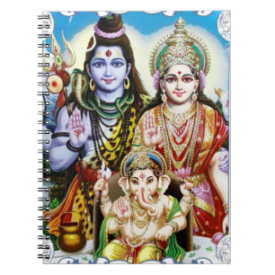 Ganesh, Shiva en Parvati, Lord Ganesha, Durga Notitieboek