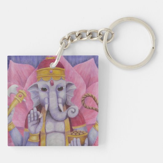 Ganesh Sleutelhanger (Achterkant)