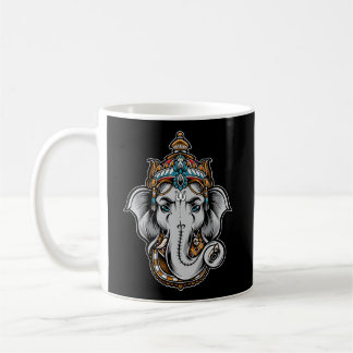 Ganesh Symbol Yoga Hindu Mannen Vrouwen Meditatie  Koffiemok
