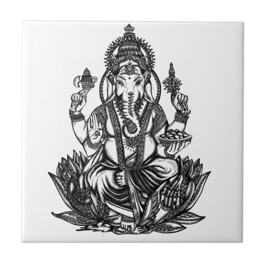 Ganesh Tegeltje (Voorkant)