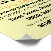 Ganesh the Hindu God, Hindu Event Adverteren Poster (Hoek)