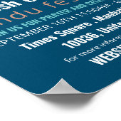 Ganesh the Hindu God, Hindu Event Adverteren Poster (Hoek)