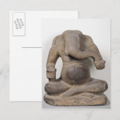 Ganesh, van Tuol Pheak Kin Briefkaart (Voorkant / Achterkant)