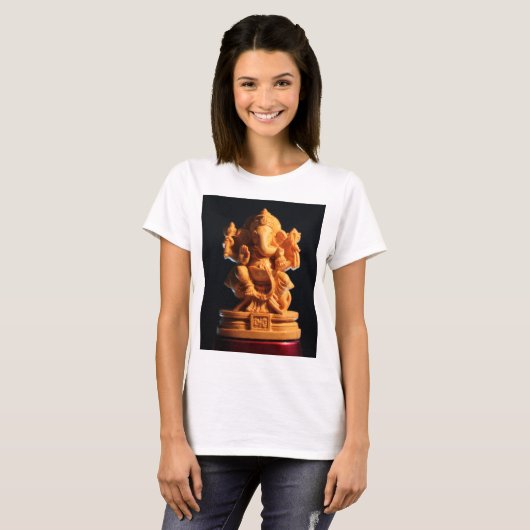 Ganesh – Verwijderen van obstakels en het symbool T-shirt (Voorkant volledig)