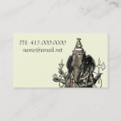 Ganesh Visitekaartje (Achterkant)