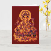 Ganesh - Vlekkenmiddel van Hindernissen Kaart (Gele Bloem)