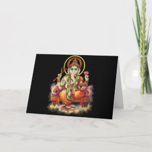 Ganesh wenskaart kaart