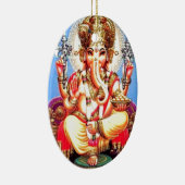 Ganesha (ग णे श) Indische olifant Keramisch Ornament (Rechts)
