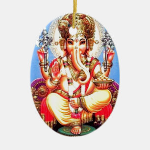 Ganesha (ग णे श) Indische olifant Keramisch Ornament
