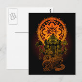 Ganesha 02 briefkaart (Voorkant / Achterkant)
