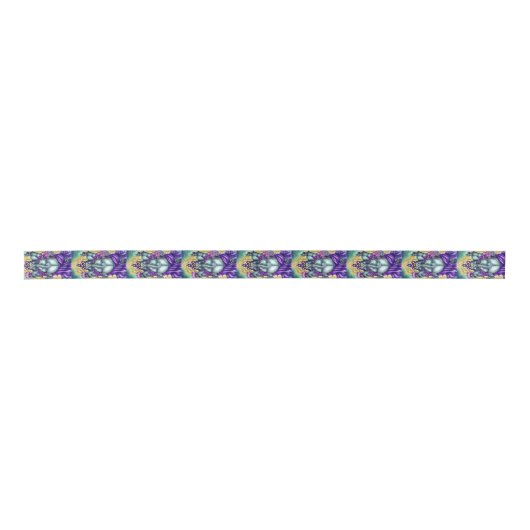 "Ganesha" 1,5-inch Satin Ribbon Satijnen Lint (Voorkant)