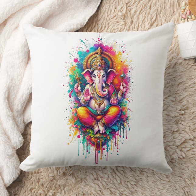 Ganesha 2 20x20 kussen (Deken)