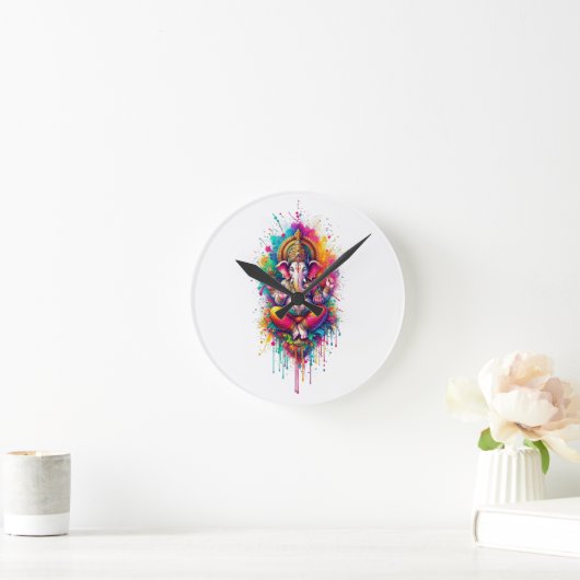 Ganesha 2 ronde klok (Huis)