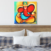 Ganesha abstract canvas afdruk (Insitu (Slaapkamer))