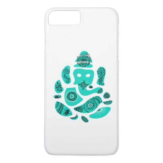 Ganesha Apple iPhone 7 Telefoon Case (Achterkant)