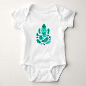 Ganesha Baby Jersey Bodysuit (Voorkant)
