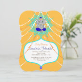 Ganesha Baby shower 5 x 7 inch Kaart (Staand voorkant)