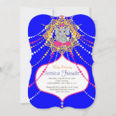 Ganesha Baby shower 5" x 7" uitnodigingskaart Kaart (Voorkant)