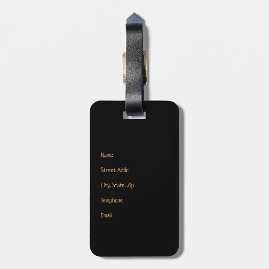 Ganesha Bagagelabel (Achterkant verticaal)