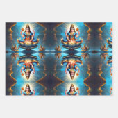 Ganesha, beschermheer van de kunsten en wetenschap inpakpapier vel (Voorkant)