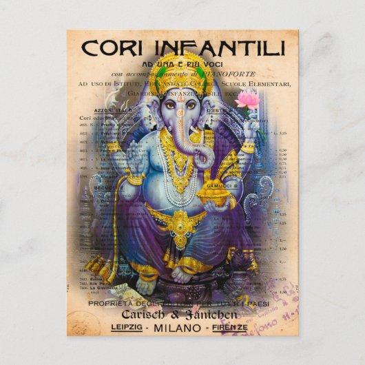 Ganesha Briefkaart (Voorkant)
