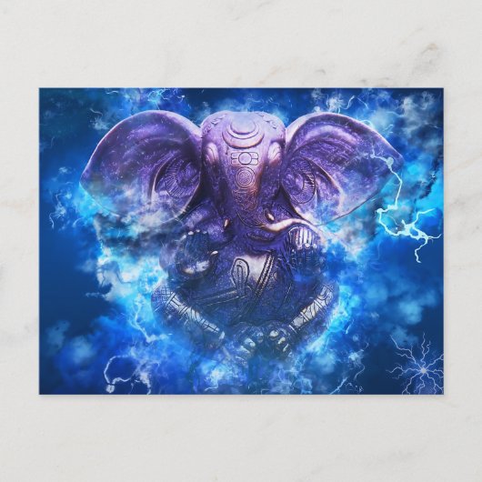 Ganesha Briefkaart voor Diwali (Voorkant)