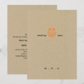 Ganesha bruiloft uitnodiging (Voorkant / Achterkant)