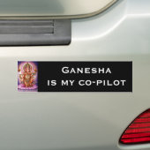 Ganesha Bumpersticker - Versie 7 (Op auto)