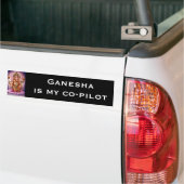 Ganesha Bumpersticker - Versie 7 (Op Truck)