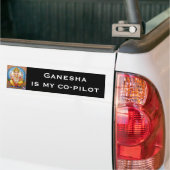 Ganesha Bumpersticker - versie 8 (Op Truck)
