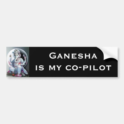 Ganesha Bumpersticker - Versie 9 (Voorkant)
